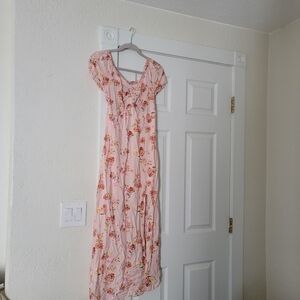 Pink Floral Dress